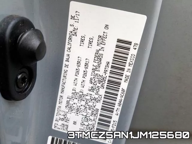 3TMCZ5AN1JM125680 фото 2