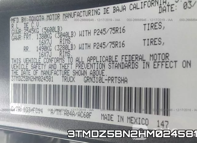 3TMDZ5BN2HM024581 фото 10