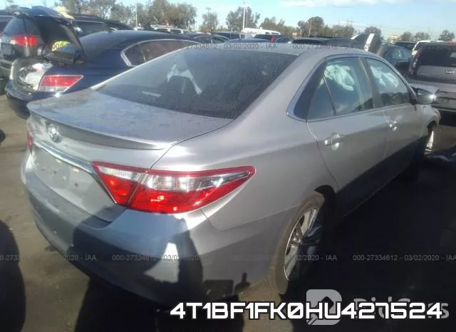 4T1BF1FK0HU427524 фото 5