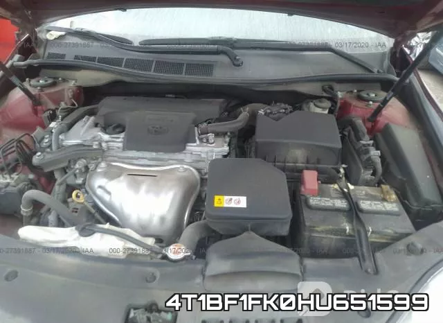 4T1BF1FK0HU651599 фото 2