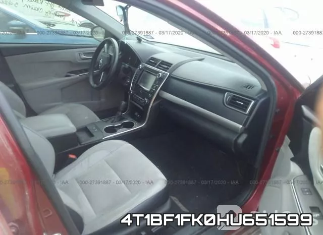 4T1BF1FK0HU651599 фото 6
