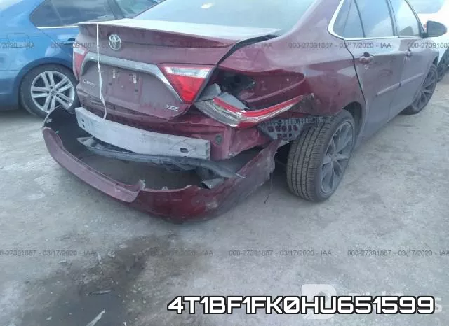 4T1BF1FK0HU651599 фото 7