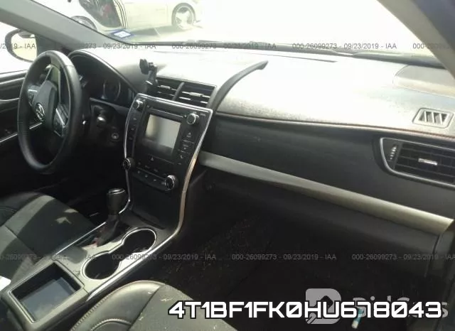 4T1BF1FK0HU678043 фото 6