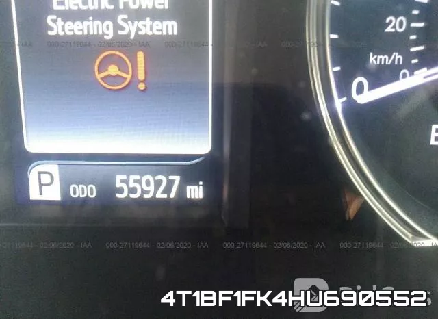 4T1BF1FK4HU690552 фото 8