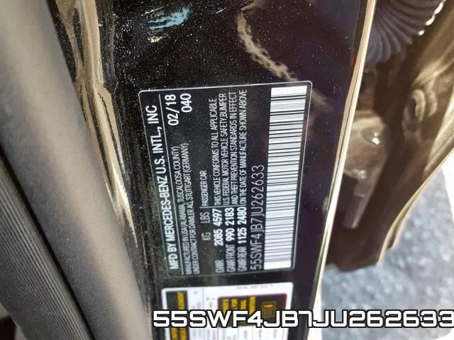 55SWF4JB7JU262633 фото 2