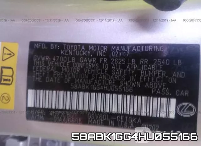 58ABK1GG4HU055166 фото 10
