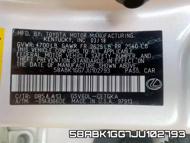 58ABK1GG7JU102793 фото 2
