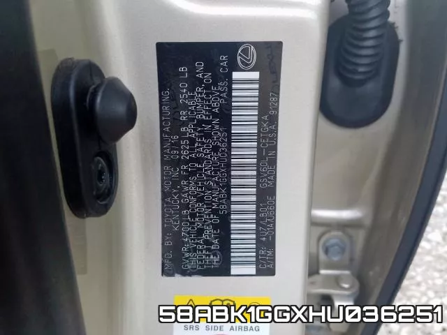 58ABK1GGXHU036251 фото 2
