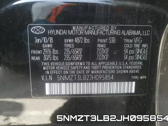 5NMZT3LB2JH095854 фото 2