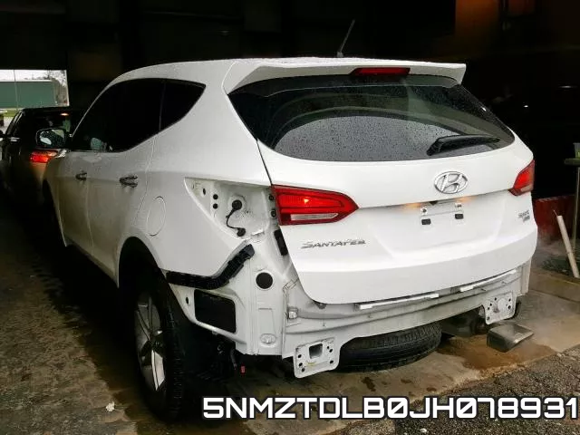 5NMZTDLB0JH078931 фото 4