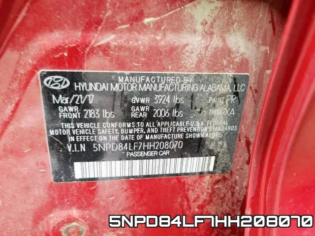 5NPD84LF7HH208070 фото 2