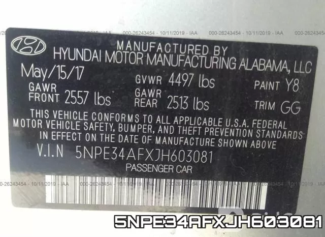 5NPE34AFXJH603081 фото 10