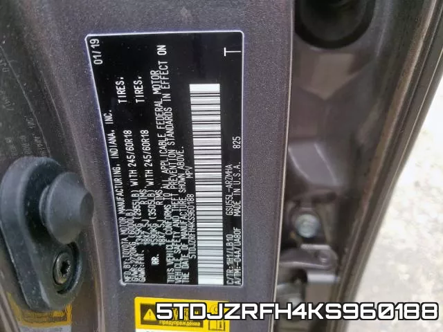 5TDJZRFH4KS960188 фото 2