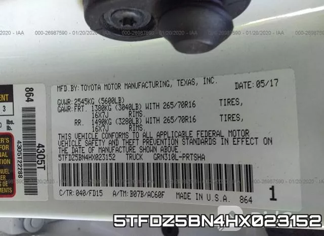 5TFDZ5BN4HX023152 фото 10