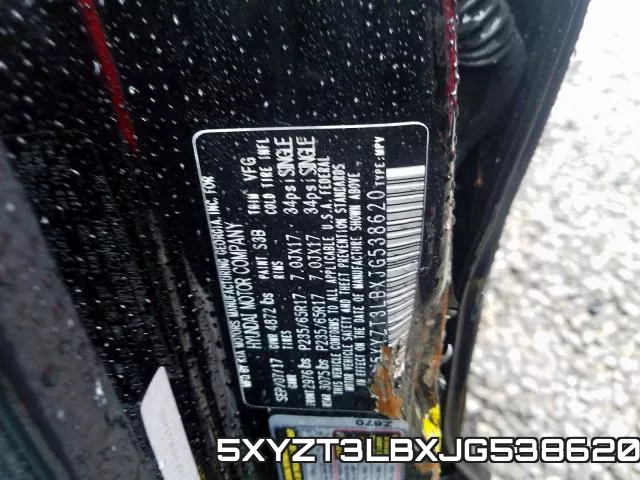 5XYZT3LBXJG538620 фото 2