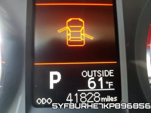 5YFBURHE7KP896856 фото 9