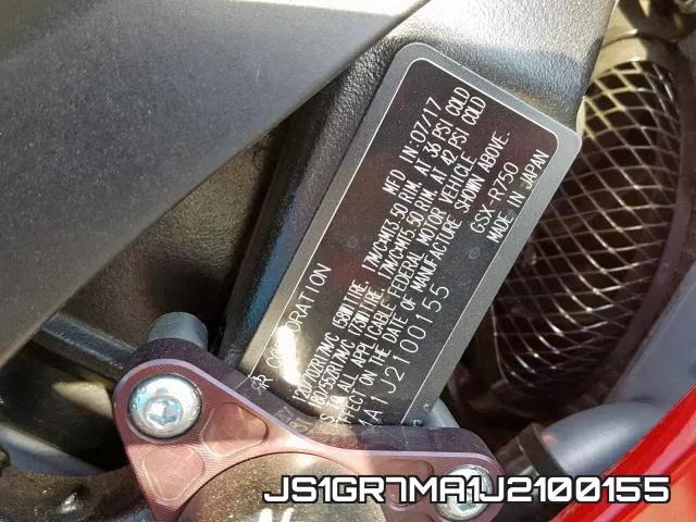 JS1GR7MA1J2100155 фото 2