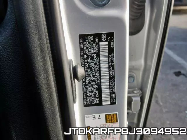 JTDKARFP8J3094952 фото 2