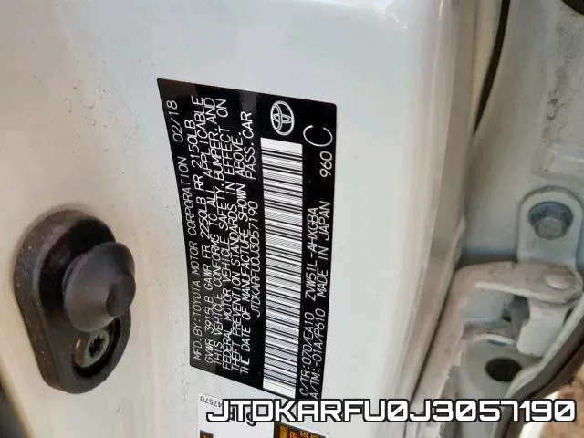 JTDKARFU0J3057190 фото 2