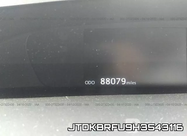 JTDKBRFU9H3543116 фото 8