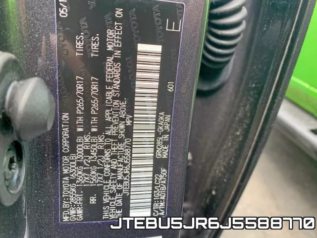 JTEBU5JR6J5588770 фото 2