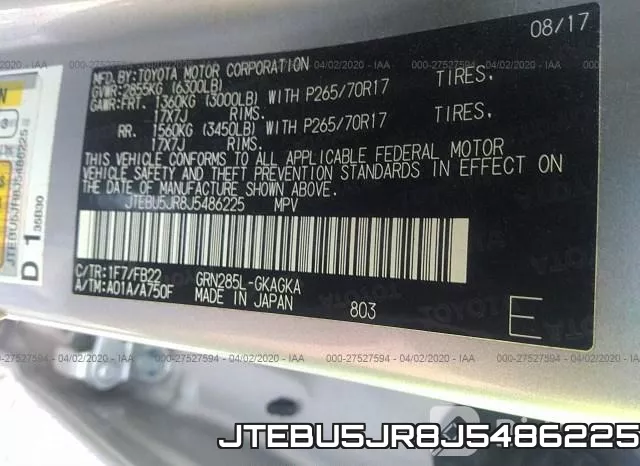 JTEBU5JR8J5486225 фото 10