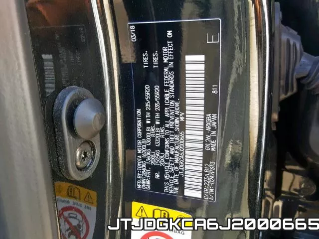 JTJDGKCA6J2000665 фото 2