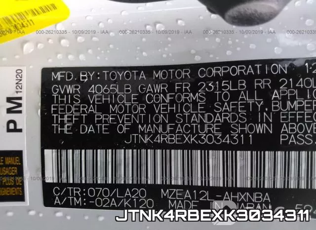JTNK4RBEXK3034311 фото 10