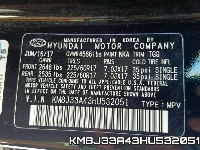 KM8J33A43HU532051 фото 2