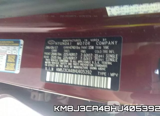 KM8J3CA48HU405392 фото 10