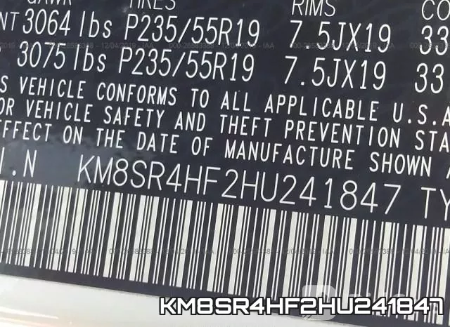 KM8SR4HF2HU241847 фото 10