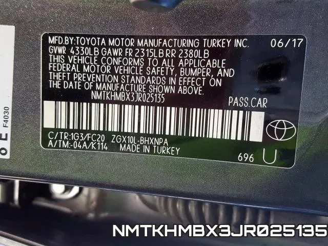 NMTKHMBX3JR025135 фото 2