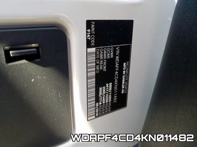 WDAPF4CD4KN011482 фото 2
