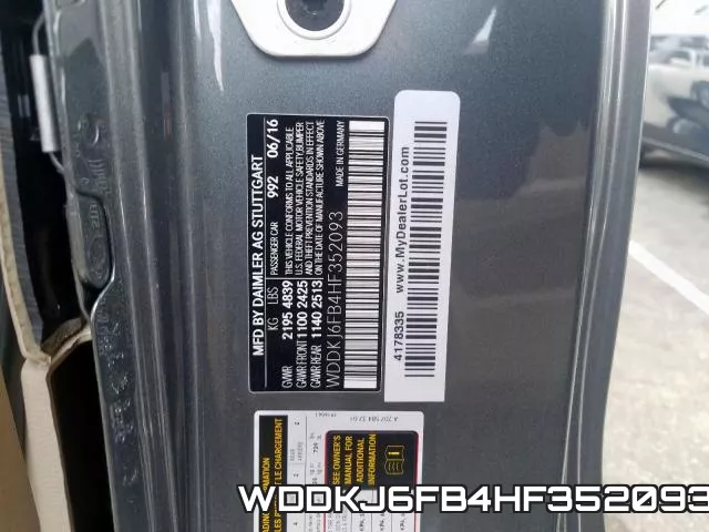 WDDKJ6FB4HF352093 фото 2