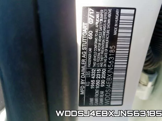 WDDSJ4EBXJN563185 фото 2