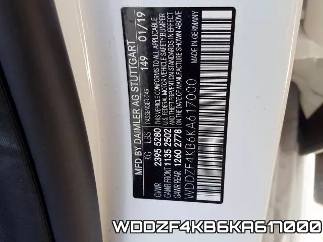 WDDZF4KB6KA617000 фото 2