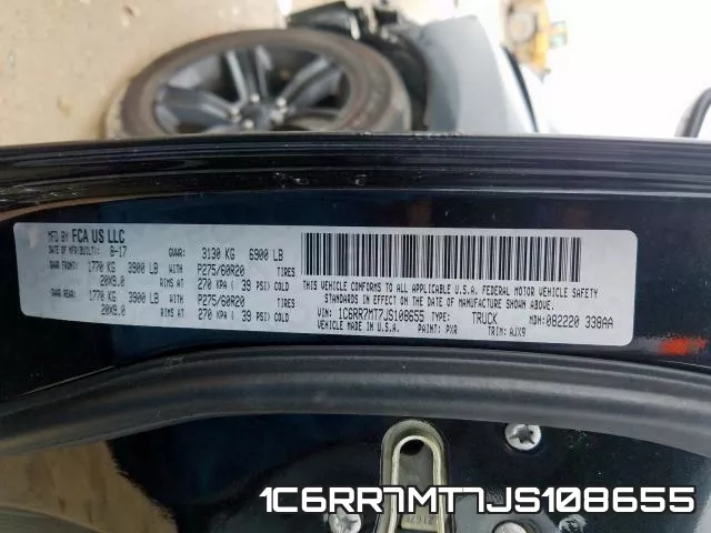 1C6RR7MT7JS108655 фото 2
