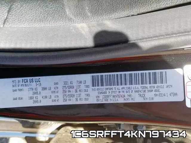 1C6SRFFT4KN797434 фото 2