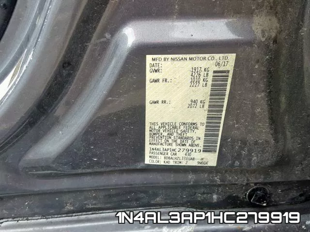 1N4AL3AP1HC279919 фото 2