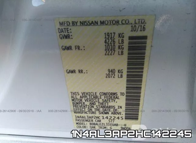 1N4AL3AP2HC142245 фото 10