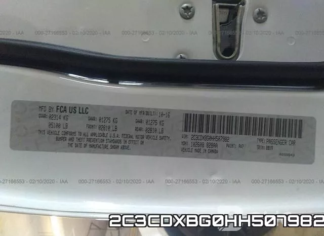 2C3CDXBG0HH507982 фото 10
