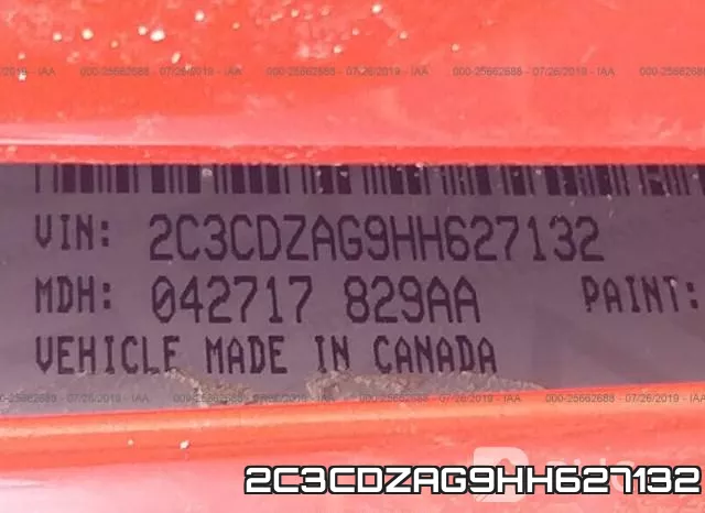 2C3CDZAG9HH627132 фото 10