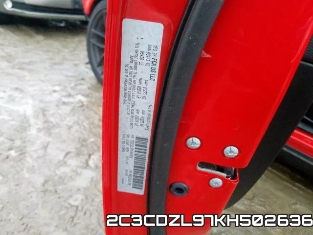 2C3CDZL97KH502636 фото 2