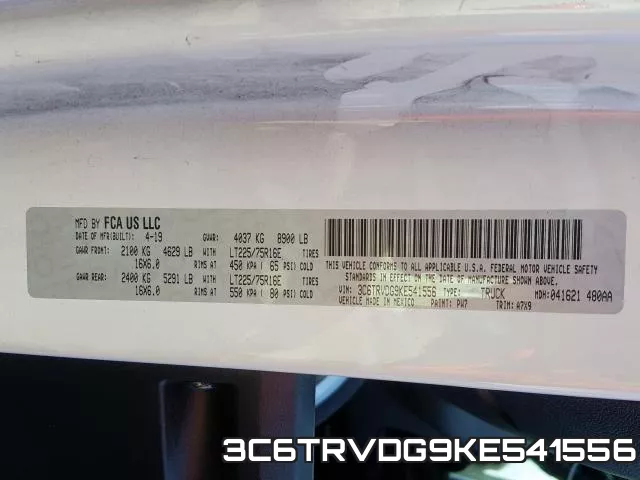 3C6TRVDG9KE541556 фото 2