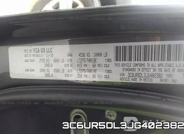 3C6UR5DL3JG402382 фото 10