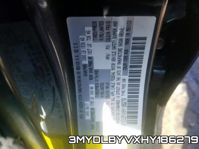 3MYDLBYVXHY186279 фото 2