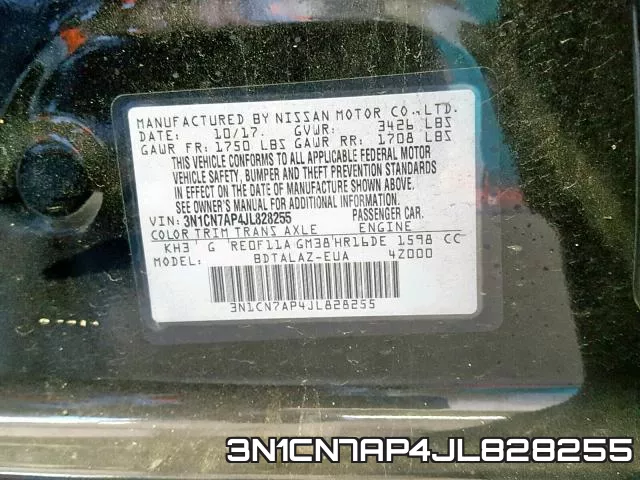 3N1CN7AP4JL828255 фото 2