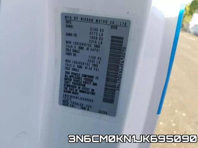 3N6CM0KN1JK695090 фото 2