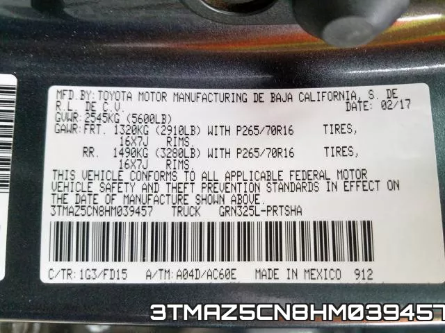 3TMAZ5CN8HM039457 фото 2