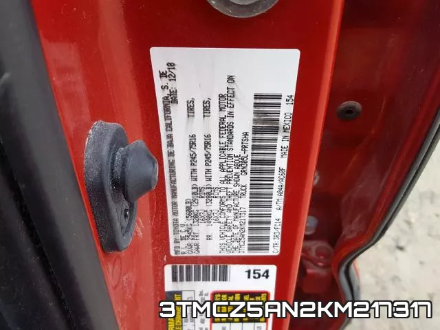 3TMCZ5AN2KM217317 фото 2